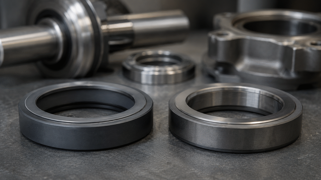 So sánh mặt phớt silicon carbide và tungsten carbide về mài mòn, độ dai và lựa chọn vật liệu