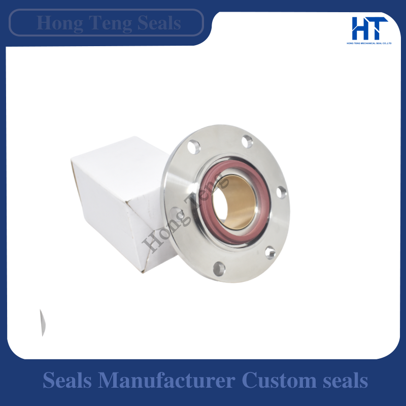Vỏ bậc và ống lót trung tâm của phớt cơ khí bơm nhiệt độ thấp, bên cạnh là vòng rời